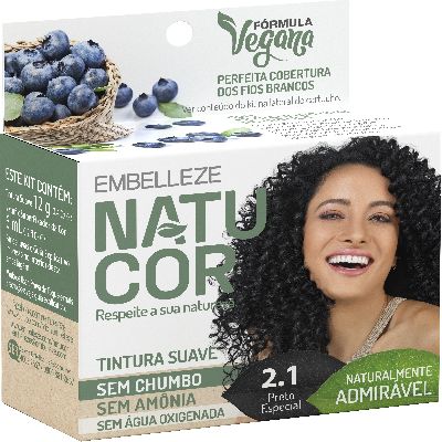 NATUCOR 2.1 PRETO ESPECIAL TINTE ESPECIA